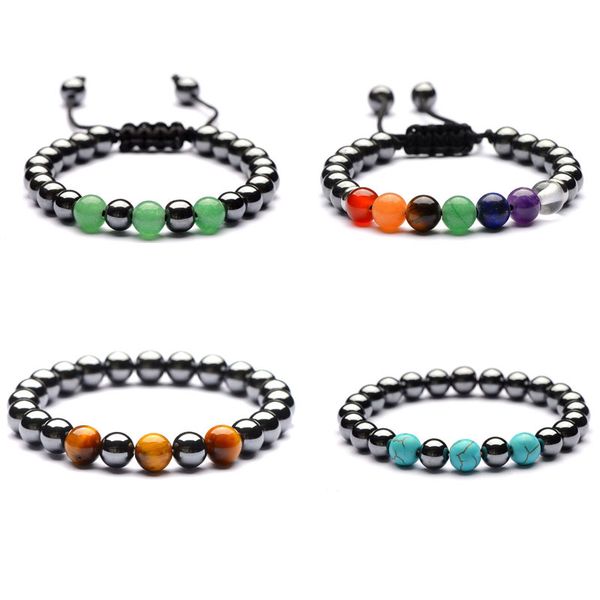 8mm natural stone beaded strands charm bracelets for men women handmade rope braided party club yoga jewelry, Golden;silver
8mm natural stone beaded strands charm bracelets for men women handmade rope braided party club yoga jewelry, Golden;silver