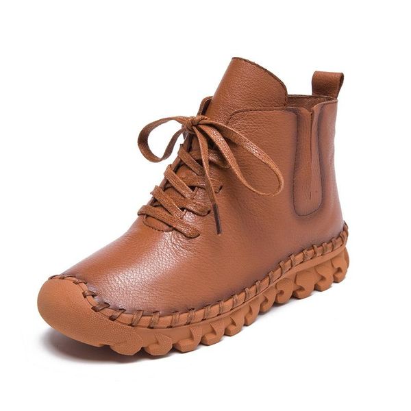 boots women genuine leather ladies ankle winter cotton shoes for woman casual fashion retro handmade platform, Black
boots women genuine leather ladies ankle winter cotton shoes for woman casual fashion retro handmade platform, Black