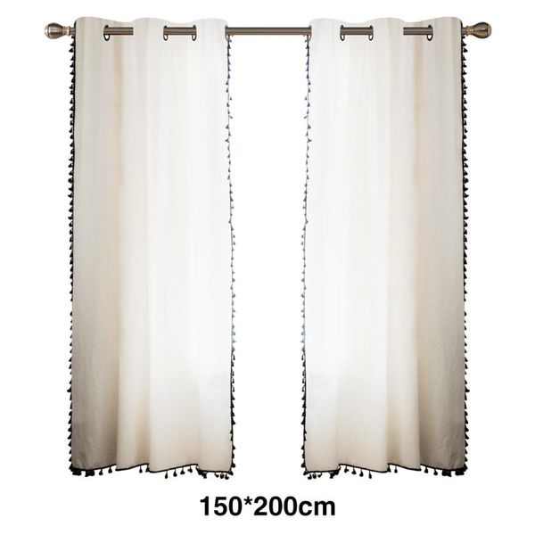 2pcs semi- curtain elegant with tassel panel simple living room bedroom kitchen linen look home window tulle japanese style & drapes
2pcs semi- curtain elegant with tassel panel simple living room bedroom kitchen linen look home window tulle japanese style & drapes