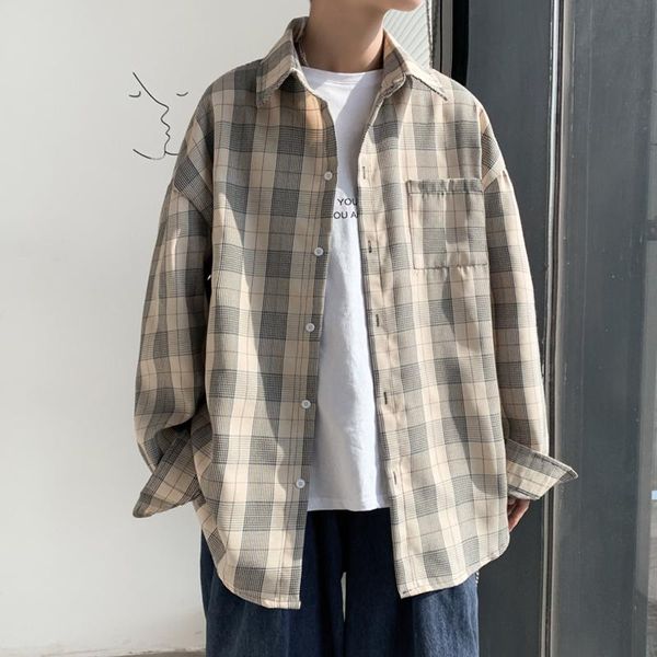 men's casual shirts japanese style fashion loose cotton oversize long sleeve streetwear chemise homme clothing db60sh, White;black
men's casual shirts japanese style fashion loose cotton oversize long sleeve streetwear chemise homme clothing db60sh, White;black