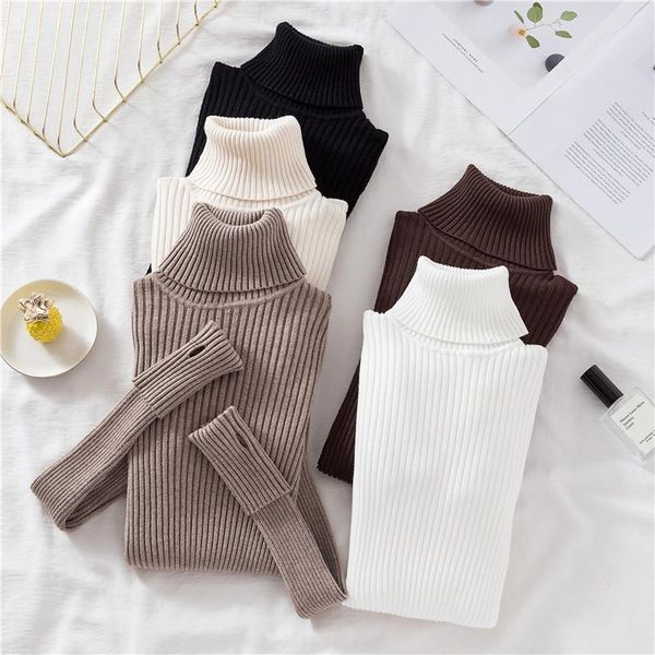 women's sweaters languid turn over high collar finger hole sweater in autumn winter warm thickened pullover elastic bottoming, White;black
women's sweaters languid turn over high collar finger hole sweater in autumn winter warm thickened pullover elastic bottoming, White;black