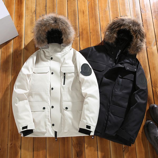 downs down coat 2021 men's jacket short rolling stone big tongue outdoor thickened wool collar tooling trend, Black
downs down coat 2021 men's jacket short rolling stone big tongue outdoor thickened wool collar tooling trend, Black
