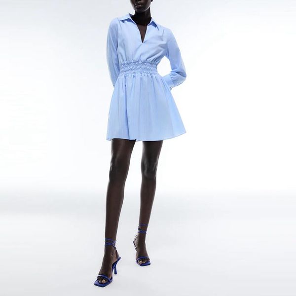 casual dresses office lady shirt dress turn down long sleeve above knee waist a line striped streetwear female, Black;gray
casual dresses office lady shirt dress turn down long sleeve above knee waist a line striped streetwear female, Black;gray