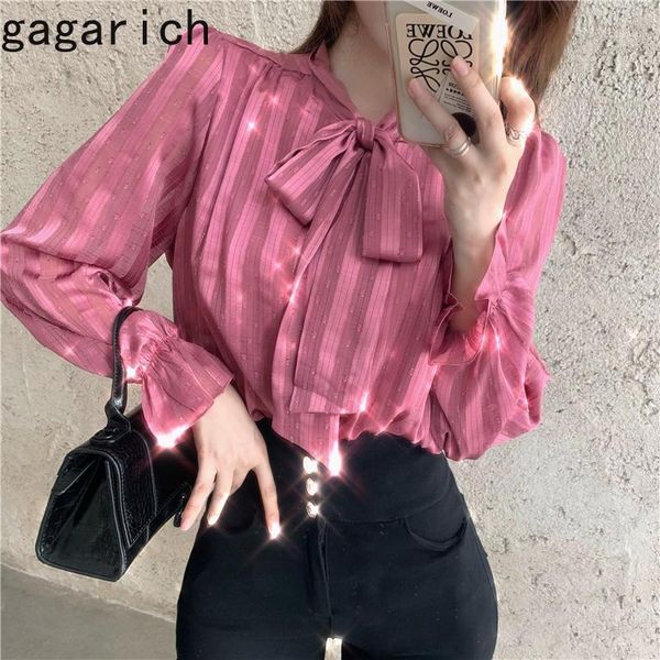 gagarich women shirt 2021 spring autumn french elegant sweet temperament female bowknot-tied design bright silk striped blouses women's, White
gagarich women shirt 2021 spring autumn french elegant sweet temperament female bowknot-tied design bright silk striped blouses women's, White