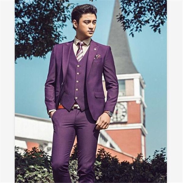 men's suits & blazers suit smolking groom thin and culinary evening for purple men blazer prom party, White;black
men's suits & blazers suit smolking groom thin and culinary evening for purple men blazer prom party, White;black