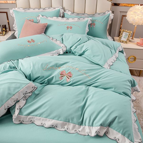 ins feng shui wash cotton four piece set princs wind girl heart bed sheet quilt cover student dormitory three piece set bedding 4
ins feng shui wash cotton four piece set princs wind girl heart bed sheet quilt cover student dormitory three piece set bedding 4