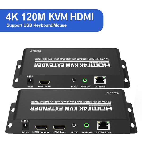 audio cables & connectors 4k 120m kvm extender by cat5e cat6 rj45 cable transmitter receiver video converter support usb keyboard mouse
audio cables & connectors 4k 120m kvm extender by cat5e cat6 rj45 cable transmitter receiver video converter support usb keyboard mouse