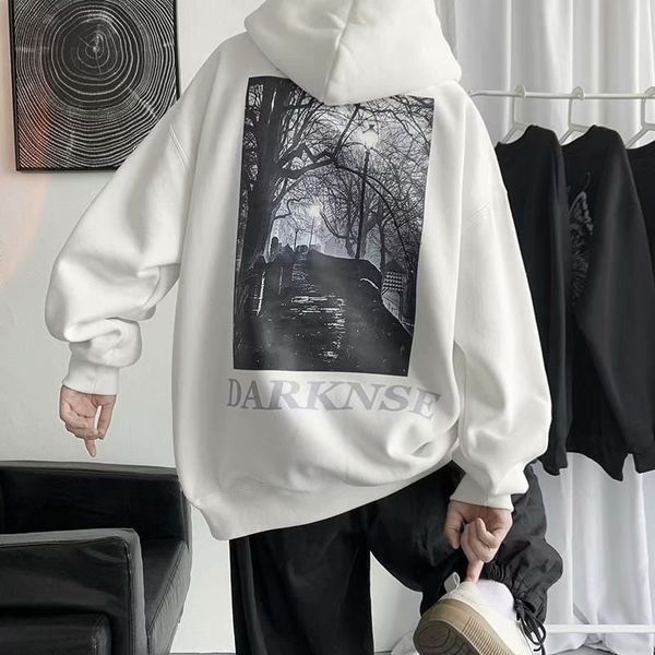 men's fashion clothes ins autumn high street hooded coat hip hop loose spring and 2021 new, Black
men's fashion clothes ins autumn high street hooded coat hip hop loose spring and 2021 new, Black