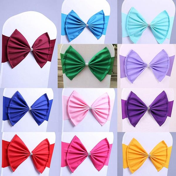 1pcs spandex big bow tie bands decorative chair sashes accessory banquet seat decoration for wedding decor
1pcs spandex big bow tie bands decorative chair sashes accessory banquet seat decoration for wedding decor
