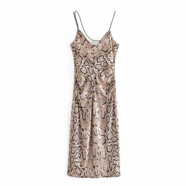casual dresses 2022 party dress woman summer suspender backless halter serpentine leopard elegant vestidos fashion ae536, Black;gray
casual dresses 2022 party dress woman summer suspender backless halter serpentine leopard elegant vestidos fashion ae536, Black;gray