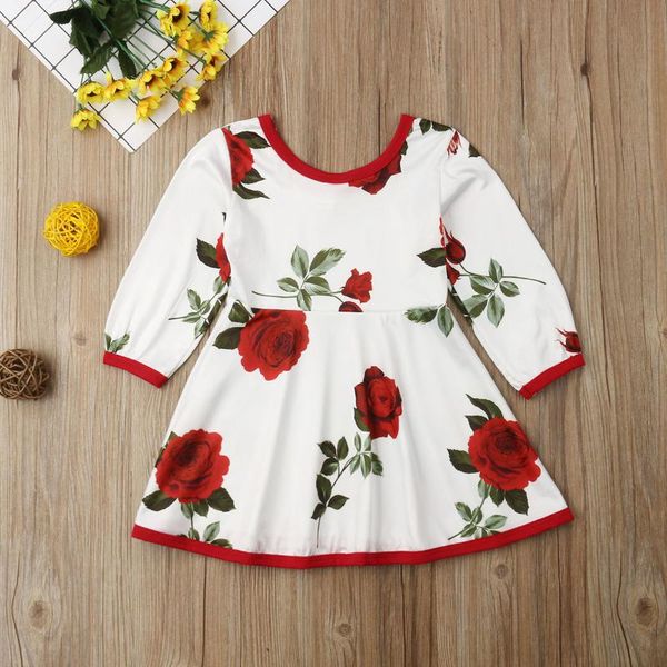girl's dresses 3-4 years baby girl clothes casual floral long sleeve dress princess a-line, Red;yellow
girl's dresses 3-4 years baby girl clothes casual floral long sleeve dress princess a-line, Red;yellow