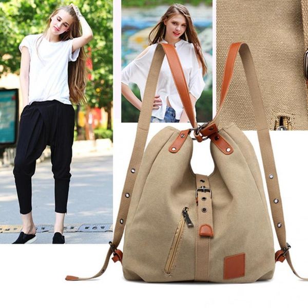 backpack multifunctional large capacity canvas women student shoulder cross-body bag adjustable durable female backpacks handbags
backpack multifunctional large capacity canvas women student shoulder cross-body bag adjustable durable female backpacks handbags