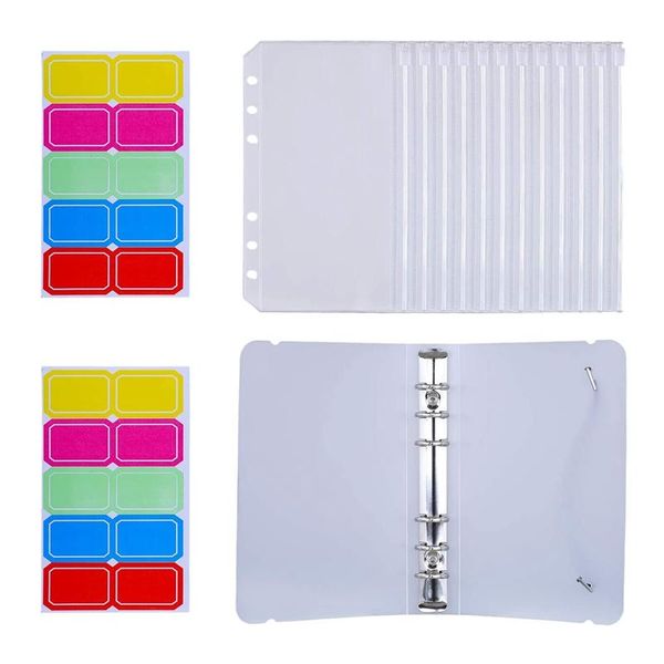 gift wrap 12 pcs a6 binder pocket with 1 cover waterproof cash budget envelope system bag
gift wrap 12 pcs a6 binder pocket with 1 cover waterproof cash budget envelope system bag