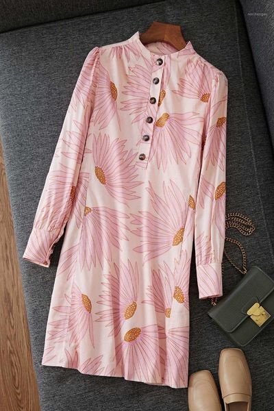 casual dresses 2021 early spring model elegant fashionable long sleeve sunflower print cotton pink dress, Black;gray
casual dresses 2021 early spring model elegant fashionable long sleeve sunflower print cotton pink dress, Black;gray