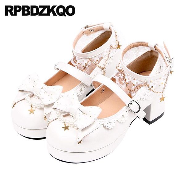 dress shoes metal sweet white ankle strap removable heels lace bow pumps round toe platform women lolita mary jane pearl thick medium, Black
dress shoes metal sweet white ankle strap removable heels lace bow pumps round toe platform women lolita mary jane pearl thick medium, Black
