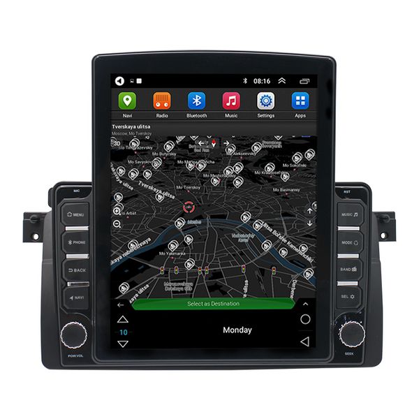 car dvd multimedia gps navigation auto radio player 9.7 inch android vertical screen for bmw e46 1998-2006
car dvd multimedia gps navigation auto radio player 9.7 inch android vertical screen for bmw e46 1998-2006