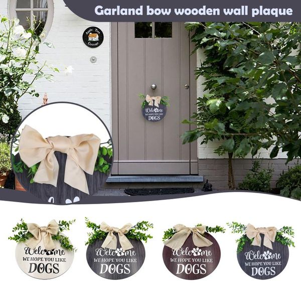 party favor welcome wreath bow wooden hanging sign round pendant door artificial flower garland ornament home decoration
party favor welcome wreath bow wooden hanging sign round pendant door artificial flower garland ornament home decoration