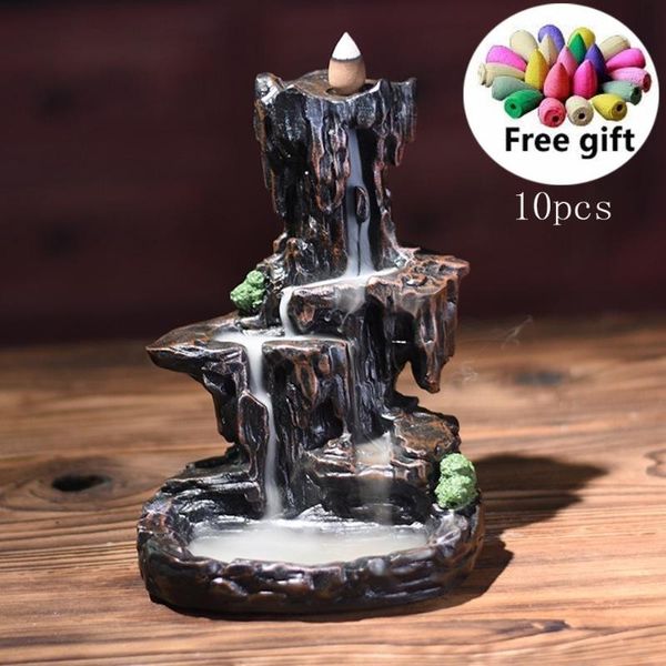 fragrance lamps harz mountain form smoke water fall backflow incense burner holder decor aroma furnace aromatic house office craft
fragrance lamps harz mountain form smoke water fall backflow incense burner holder decor aroma furnace aromatic house office craft