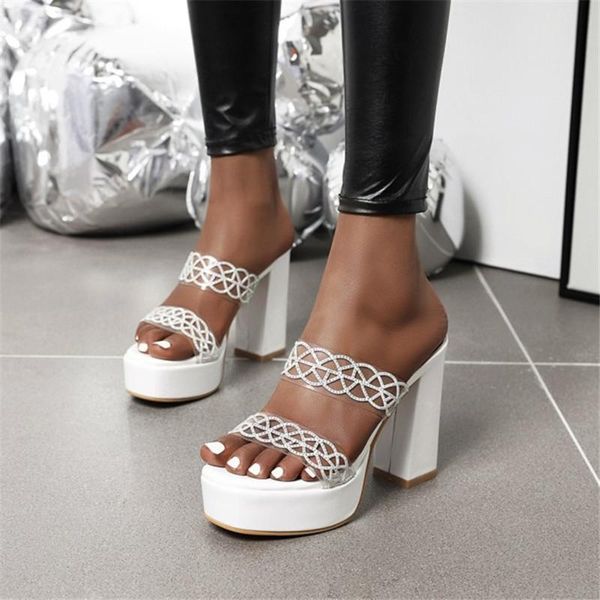 slippers pxelena 2021 shoes female flip flops plus size 34-43 women slides chunky block high heel summer crystal transparent, Black
slippers pxelena 2021 shoes female flip flops plus size 34-43 women slides chunky block high heel summer crystal transparent, Black
