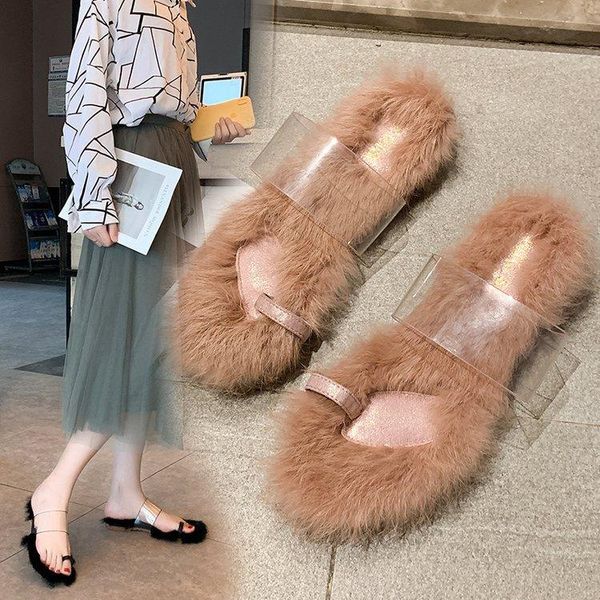 slippers 2021 elegant winter fluffy fur women solid ladies flat with flip flops concise open toe shoes, Black
slippers 2021 elegant winter fluffy fur women solid ladies flat with flip flops concise open toe shoes, Black
