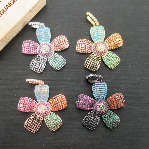 charms apdgg 28x28mm flower gold plated cubic zircon cz paved connector necklace pendant jewelry diy findings, Bronze;silver
charms apdgg 28x28mm flower gold plated cubic zircon cz paved connector necklace pendant jewelry diy findings, Bronze;silver