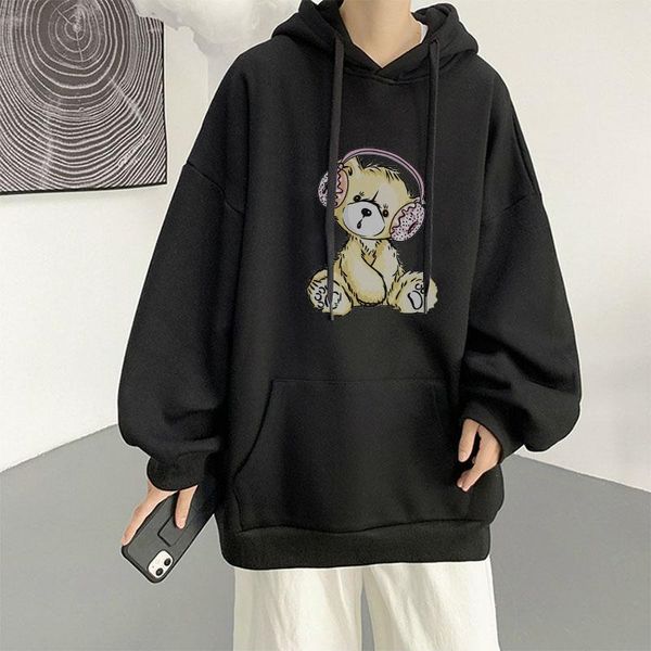 men's hoodies & sweatshirts men hoodie catbear print hip hop anime pullovers loose long sleeves autumn man cloth couple clothes haikyu, Black
men's hoodies & sweatshirts men hoodie catbear print hip hop anime pullovers loose long sleeves autumn man cloth couple clothes haikyu, Black