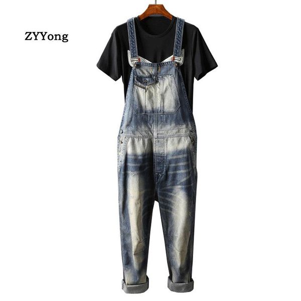 men denim jumpsuit bib overalls loose comfortable classic jeans vintage freight cargo pants leisure blue trousers men's
men denim jumpsuit bib overalls loose comfortable classic jeans vintage freight cargo pants leisure blue trousers men's
