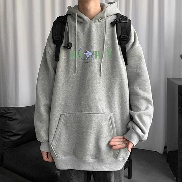 men's hoodies & sweatshirts the spring and autumn period original thin section hooded fleece male teenagers logo printing couple hoodie, Black
men's hoodies & sweatshirts the spring and autumn period original thin section hooded fleece male teenagers logo printing couple hoodie, Black