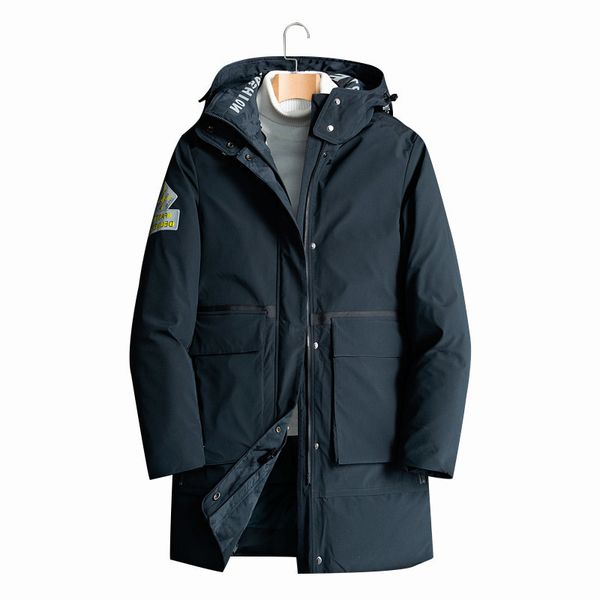 down jackets men stylish winter jacket fashion thick warm long parkas white duck coats casual man brand, Black
down jackets men stylish winter jacket fashion thick warm long parkas white duck coats casual man brand, Black