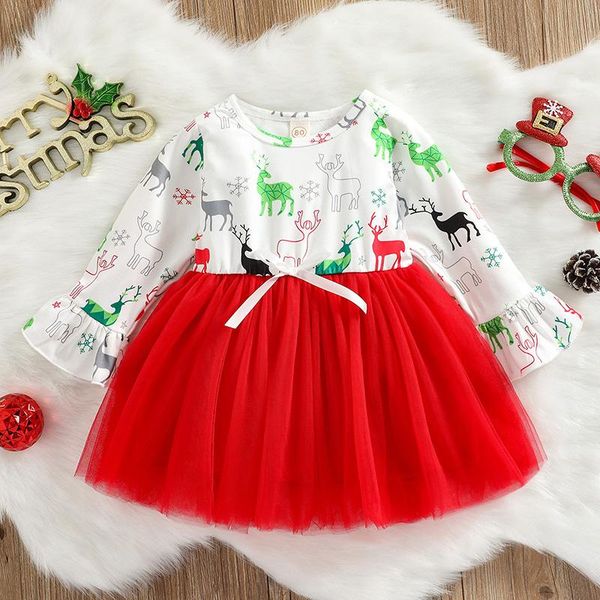girl's dresses christmas kids girls dress cartoon print bow long sleeve stitching mesh tutu children toddler infant 6m-4y xmas party, Red;yellow
girl's dresses christmas kids girls dress cartoon print bow long sleeve stitching mesh tutu children toddler infant 6m-4y xmas party, Red;yellow