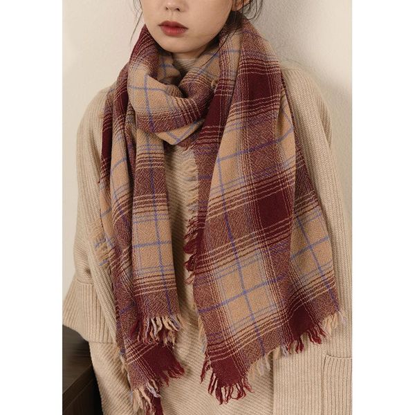 scarves plaid 100% cashmere scarf and shawls autumn winter big blanket with tassel pure women long pashmina, Blue;gray
scarves plaid 100% cashmere scarf and shawls autumn winter big blanket with tassel pure women long pashmina, Blue;gray