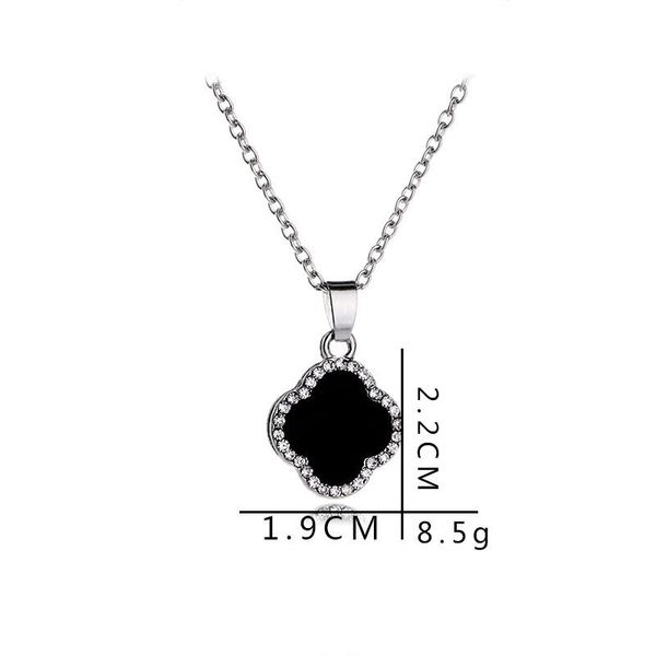 plant lucky zircon four-leaf clover grass pendant chain necklace love woman mother girl gift wedding blessing jewelry necklaces, Silver
plant lucky zircon four-leaf clover grass pendant chain necklace love woman mother girl gift wedding blessing jewelry necklaces, Silver