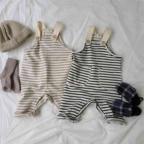 autumn toddler baby boys girls stripe sleeveless romper jumpsuit outwear pants clothes 0-24m baby fashion striped overalls 210413, Blue
autumn toddler baby boys girls stripe sleeveless romper jumpsuit outwear pants clothes 0-24m baby fashion striped overalls 210413, Blue