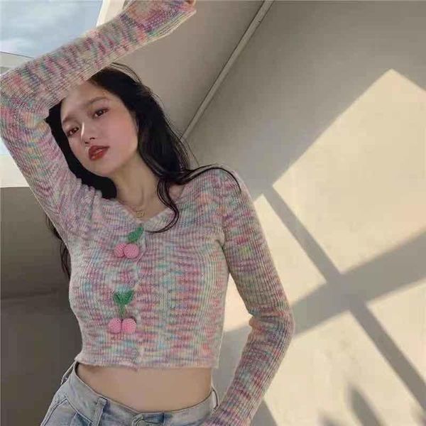 women's knits & tees western style knitted cardigan coat for women autumn and winter 2021, White
women's knits & tees western style knitted cardigan coat for women autumn and winter 2021, White