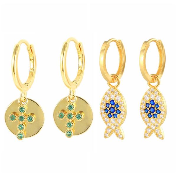 hoop & huggie canner real 925 sterling silver cross dangle ear rings zircon hoops earrings for women men 2021 trend fashion jewelry aretes, Golden;silver
hoop & huggie canner real 925 sterling silver cross dangle ear rings zircon hoops earrings for women men 2021 trend fashion jewelry aretes, Golden;silver