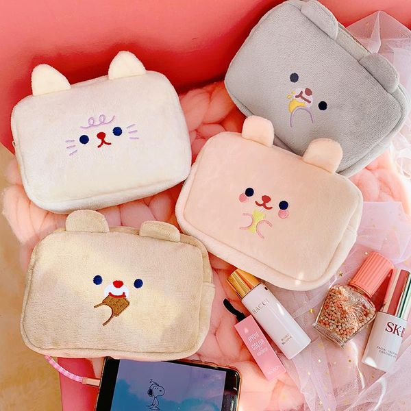 storage bags cartoon plush cosmetic bag portable small large capacity necessarie feminina home items eb50sn
storage bags cartoon plush cosmetic bag portable small large capacity necessarie feminina home items eb50sn