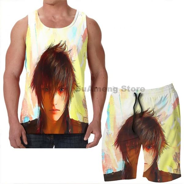 men's tracksuits summer funny print men tank women noctis lucis caelum beach shorts sets fitness vest, Gray
men's tracksuits summer funny print men tank women noctis lucis caelum beach shorts sets fitness vest, Gray
