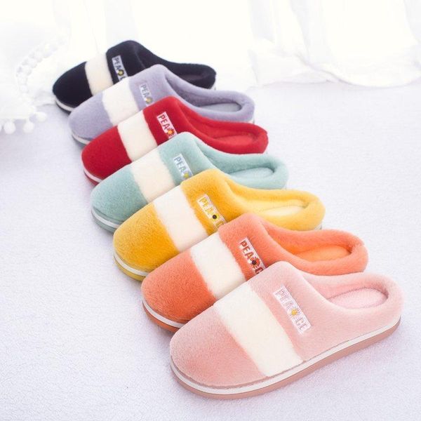 drop women indoor slippers warm plush anti slip lovers home slides winter shoes woman men house floor cotton, Black
drop women indoor slippers warm plush anti slip lovers home slides winter shoes woman men house floor cotton, Black