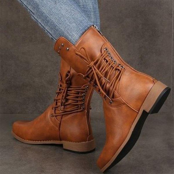 boots woman mid calf lace up rivet low heels female zip pu footwear ladies platform leather short shoes plus size 43, Black
boots woman mid calf lace up rivet low heels female zip pu footwear ladies platform leather short shoes plus size 43, Black