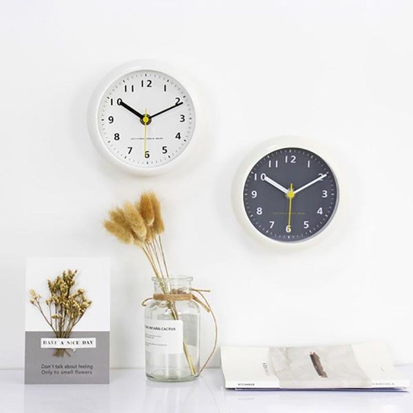 wall clocks small clock simple bathroom waterproof with suction cup white/grey
wall clocks small clock simple bathroom waterproof with suction cup white/grey