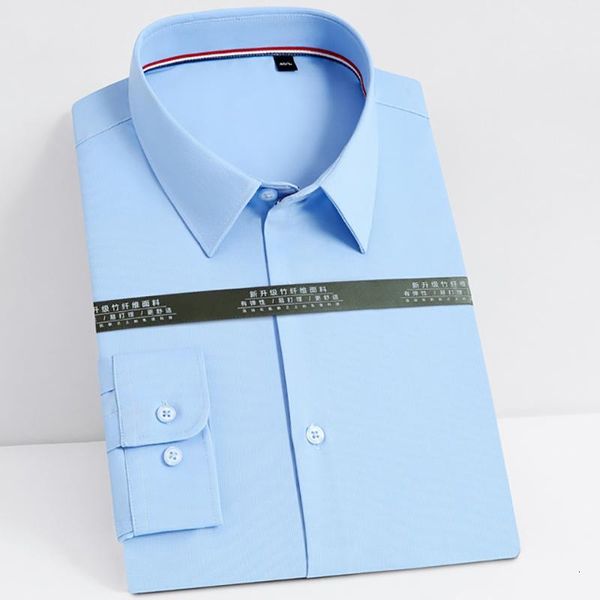 men's dress shirts fashion men's bamboo fiber shirts long sleeve pocketless comfortable formal business classic shirt casual soc, White;black
men's dress shirts fashion men's bamboo fiber shirts long sleeve pocketless comfortable formal business classic shirt casual soc, White;black