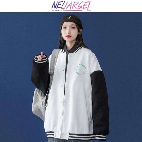 women's jackets nellargel women harajuku vintage funny varsity jacket 2021 female oversized patchwork bomber girl streetwear windbreake, Black;brown
women's jackets nellargel women harajuku vintage funny varsity jacket 2021 female oversized patchwork bomber girl streetwear windbreake, Black;brown