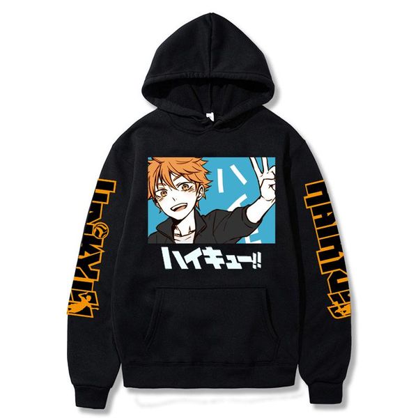 men's hoodies & sweatshirts japan anime haikyuu hinata shoyo karasuno kawaii cartoon print men sweatshirt harajuku long sleeve streetwe, Black
men's hoodies & sweatshirts japan anime haikyuu hinata shoyo karasuno kawaii cartoon print men sweatshirt harajuku long sleeve streetwe, Black