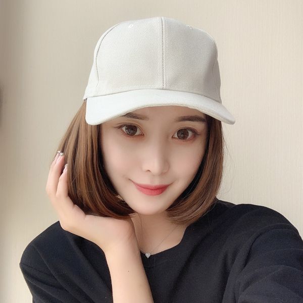 hat hair women's short with wig integrated fashion summer trend net red wave head natural simulation full headgear, Black
hat hair women's short with wig integrated fashion summer trend net red wave head natural simulation full headgear, Black