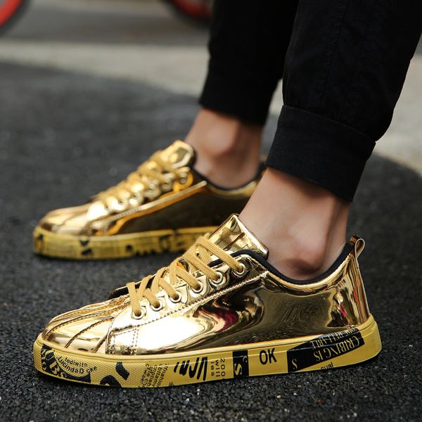 summer women mens running shoes students outdoor sports sneakers patent leather glossy black golden silver size 36-46 code 54-558
summer women mens running shoes students outdoor sports sneakers patent leather glossy black golden silver size 36-46 code 54-558