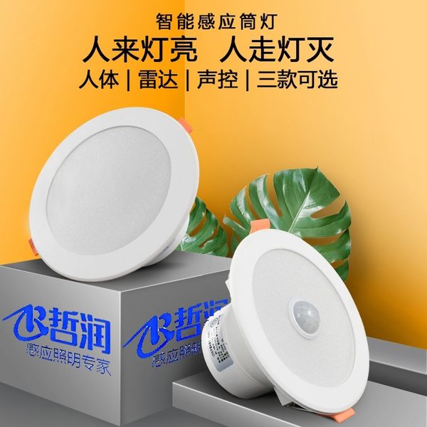 led body sound light control embedded infrared ceiling hole lamp radar induction downlight
led body sound light control embedded infrared ceiling hole lamp radar induction downlight