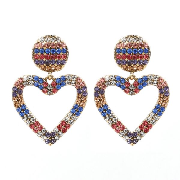 multicolor rhinestone heart dangle earrings fashion vintage statement pendant for women jewelry & chandelier, Silver
multicolor rhinestone heart dangle earrings fashion vintage statement pendant for women jewelry & chandelier, Silver