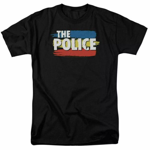 The Police Three Stripes Logo T Shirt Licensed Rock n Roll Music Band Tee Black, White;black
The Police Three Stripes Logo T Shirt Licensed Rock n Roll Music Band Tee Black, White;black