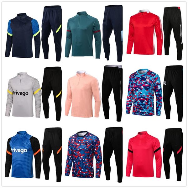 2122 football training tracksuit soccer tracksuits suit sets 2021 2022 chandal jacket jogging, Black
2122 football training tracksuit soccer tracksuits suit sets 2021 2022 chandal jacket jogging, Black