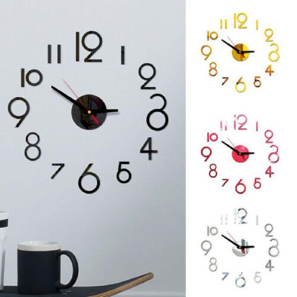 wall clocks vintage style diy number clock 3d mirror sticker modern home office decor simple art decal fashion esay adjust decorations
wall clocks vintage style diy number clock 3d mirror sticker modern home office decor simple art decal fashion esay adjust decorations
